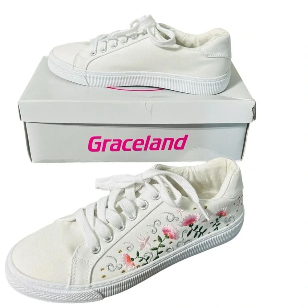 Graceland Women's White Trainers